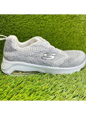 Skechers Skech Air Extreme Womens Size 6 White Black Running Shoes Sneakers